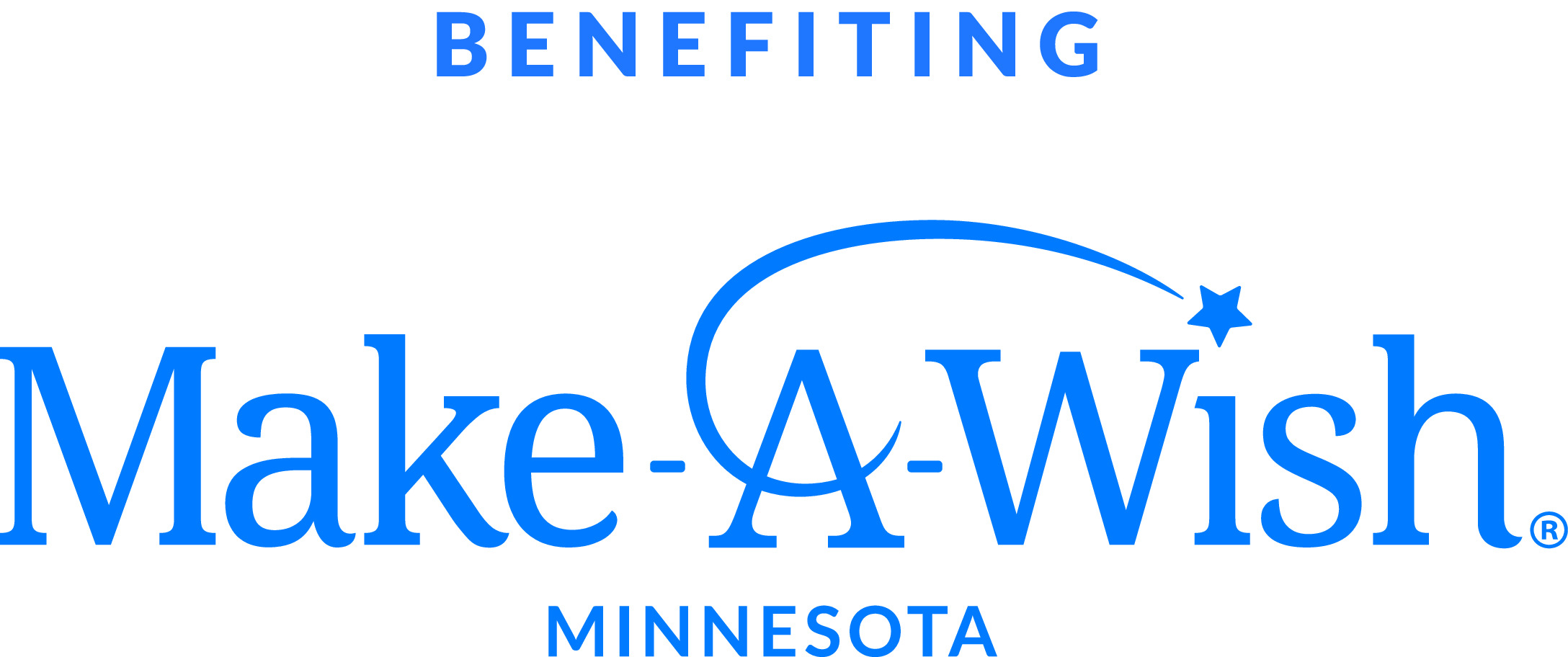 Make-A-Wish logo in blue